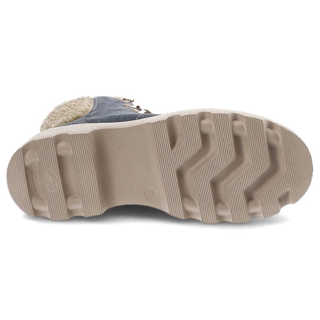 Členkové Topánky Kampa - Z538 Niebieski Welur 579/560