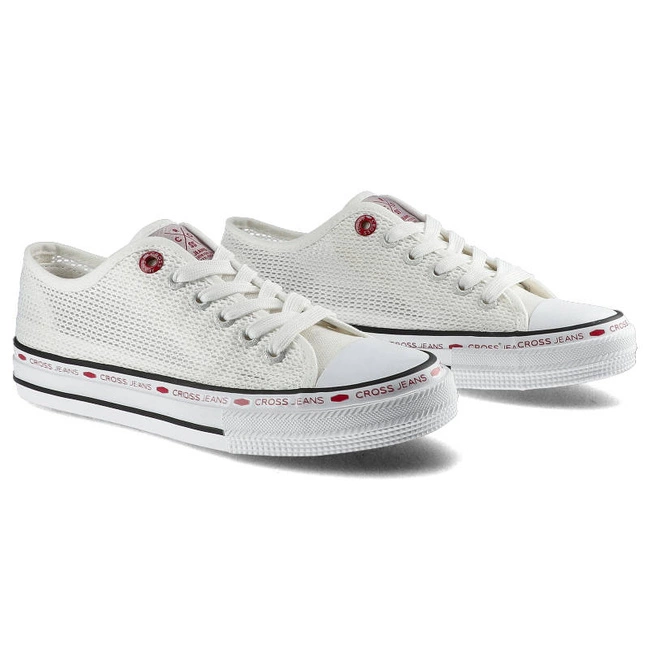Plátenky Cross Jeans - FF2R4016C Biały