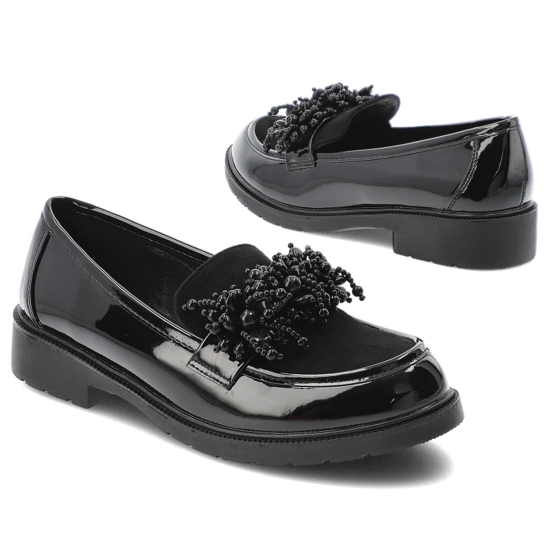 Poltopánky S.Barski - HY42-369A Black Patent