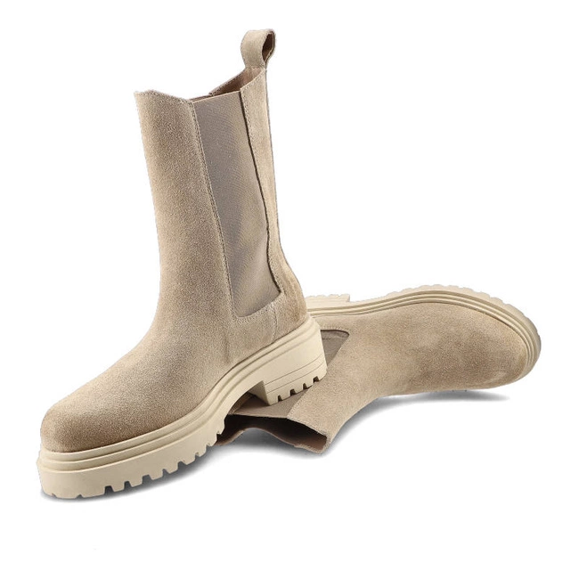 Členkové Topánky Carinii - B5952/N_-O17-000-000-E23 Beż