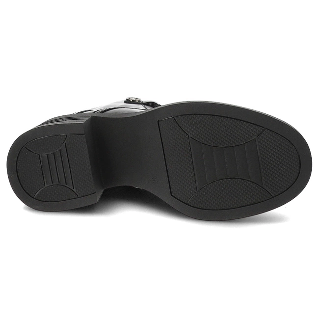 Členkové Topánky Vinceza - 91107 Czarny Lico Skóra