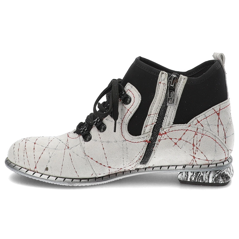 Členkové Topánky Simen - 6608A Grau/Schwarz