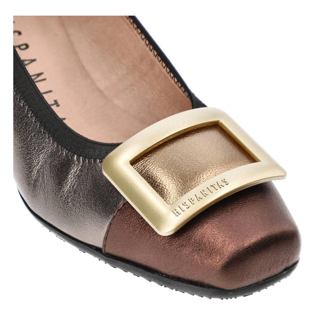 Lodičky Hispanitas - CHI233141 Goat Met-I23 Bronzo Goat Met-I23 Basalt