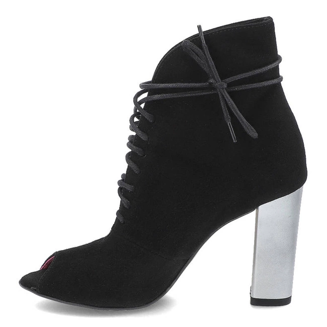 Členkové Topánky Karino - 1615/003-P Czarny/Wel