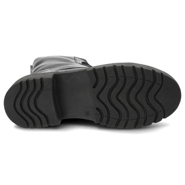 Členkové Topánky Wasak - 0640 Czarny Groszek