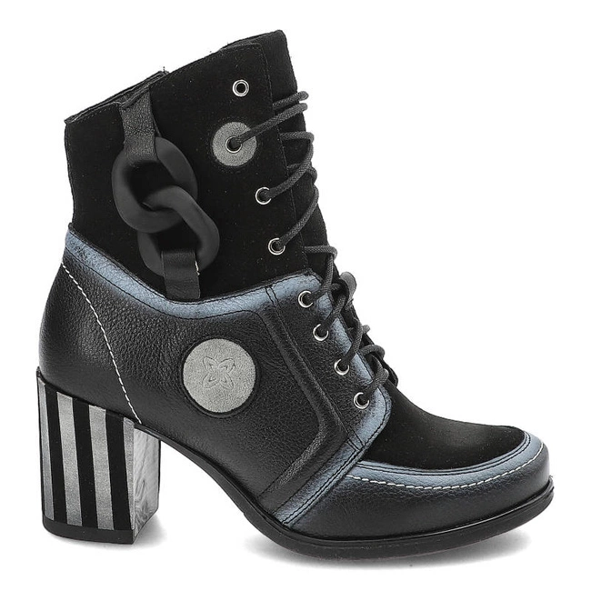 Členkové Topánky Maciejka - 05599-01/00-7 Czarny+Biały