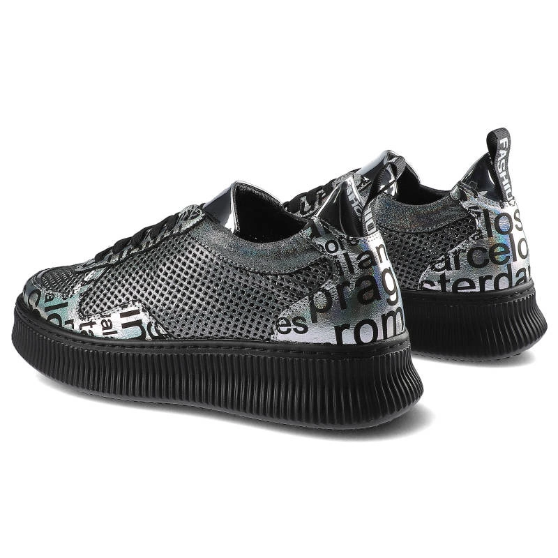 Tenisky Artiker - 46C2484 Srebrno-Czarny