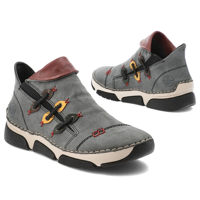 Členkové Topánky RIEKER - 45983-14 Blue Combination