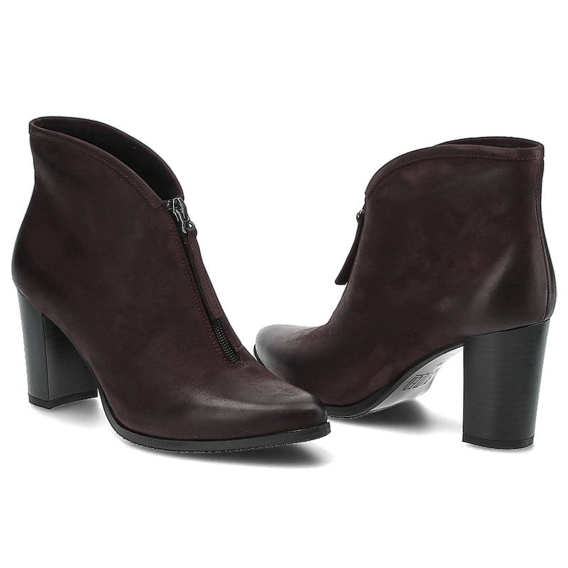 Členkové Topánky Simen - 1007A Bordowy s2067