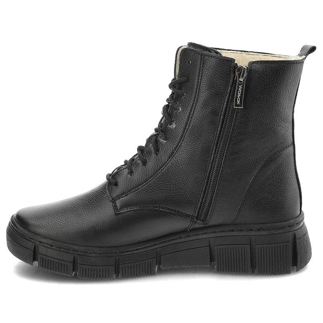 Šnúrovacie Členkové Topánky Wasak - 0660 Czarny Groszek