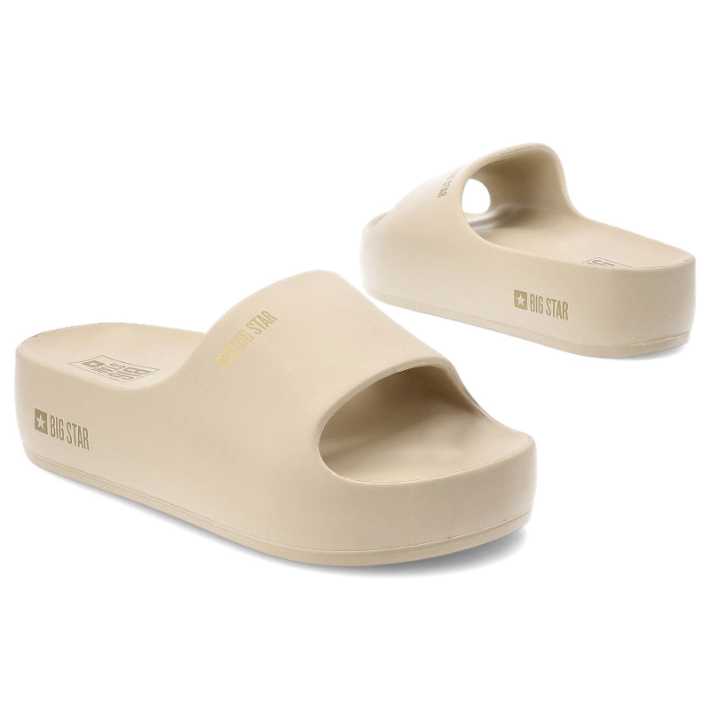 Šľapky BIG STAR - SS274722 Beż
