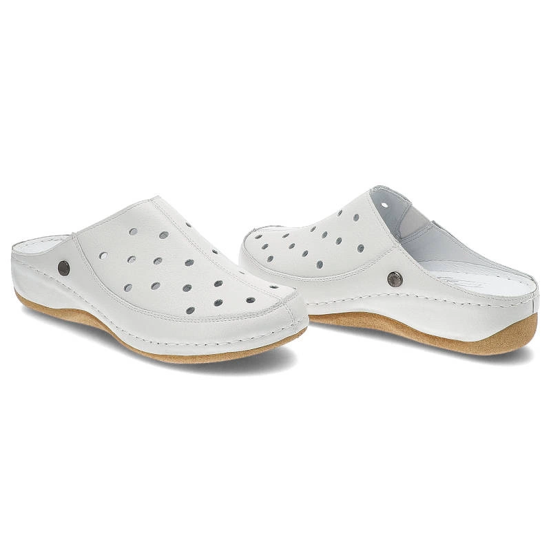 Šľapky Pollonus - 5-1408-007 Biały Floter