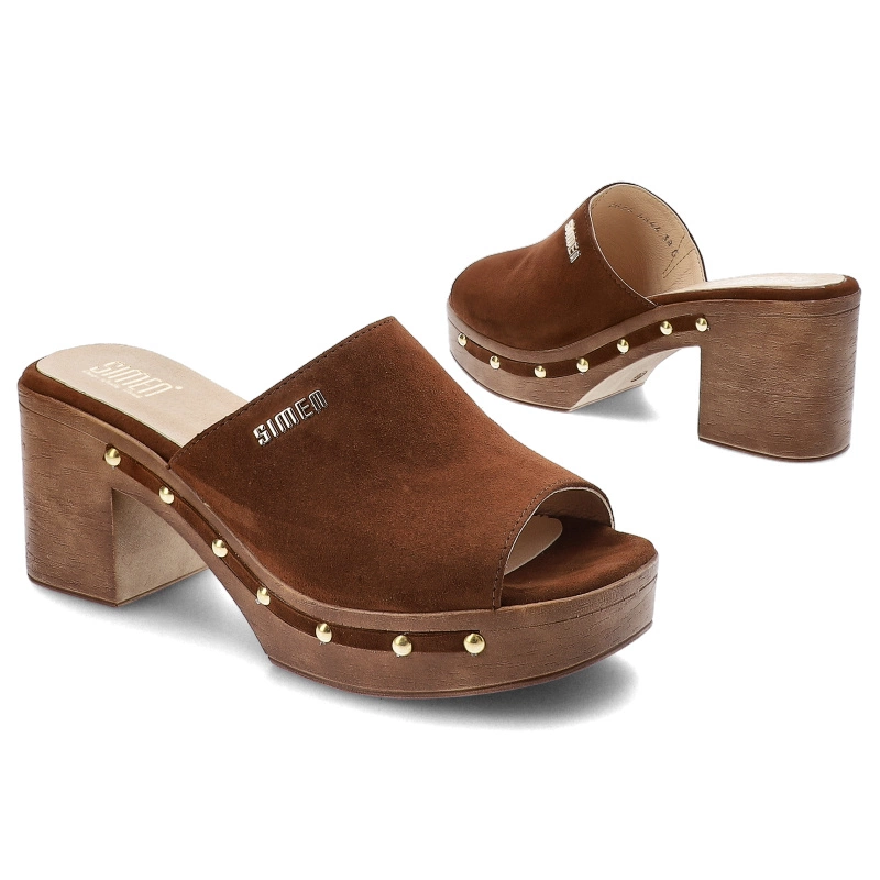 Šľapky Simen - 6844A K.W.Brąz