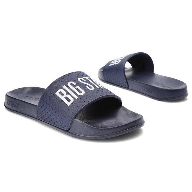 Šľapky Big Star - MM174321 Granat