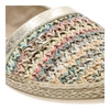 Espadrilky ARMODO - 10178 Plec.Multi/Kryształ Złoto