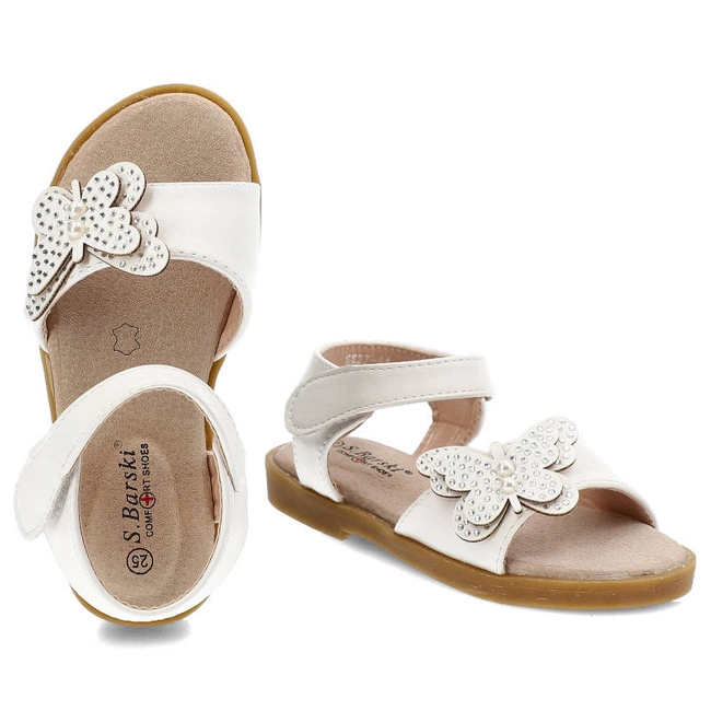 Sandále S.Barski - SS27-44 White