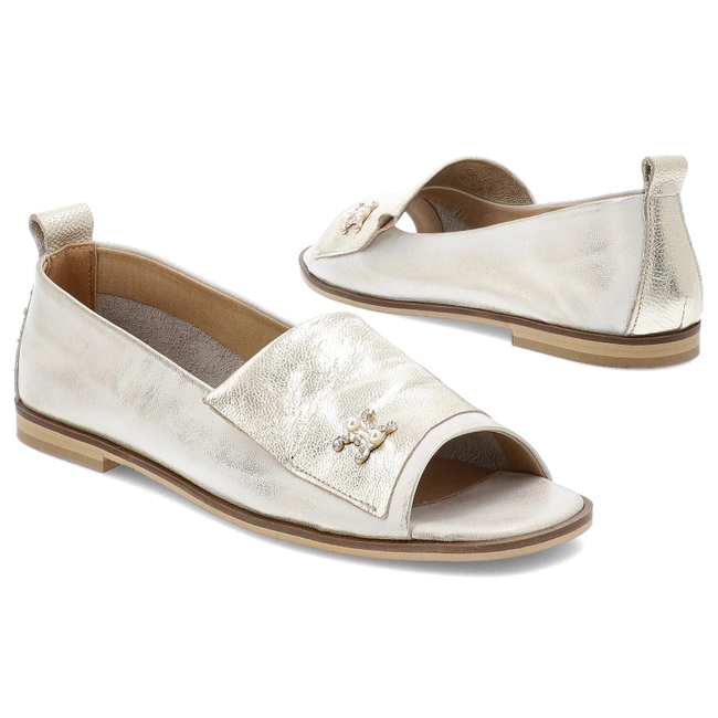 Sandále ARMODO - 1865 Złoto P+Złoto/S