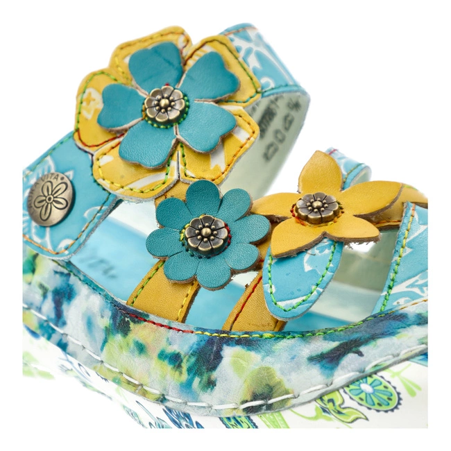 Šľapky LAURA VITA - Beczierso 89 SO7861-14B Turquoise