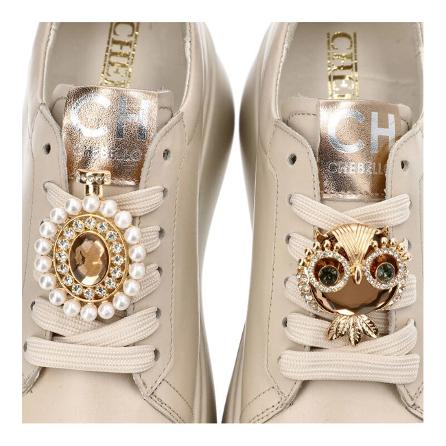 Tenisky Chebello - 4411_-157-495-PSK-S251 Śmietanka