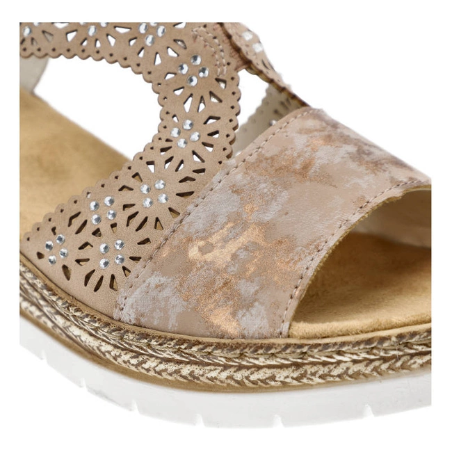 Sandále Rieker - 61916-31 Rose