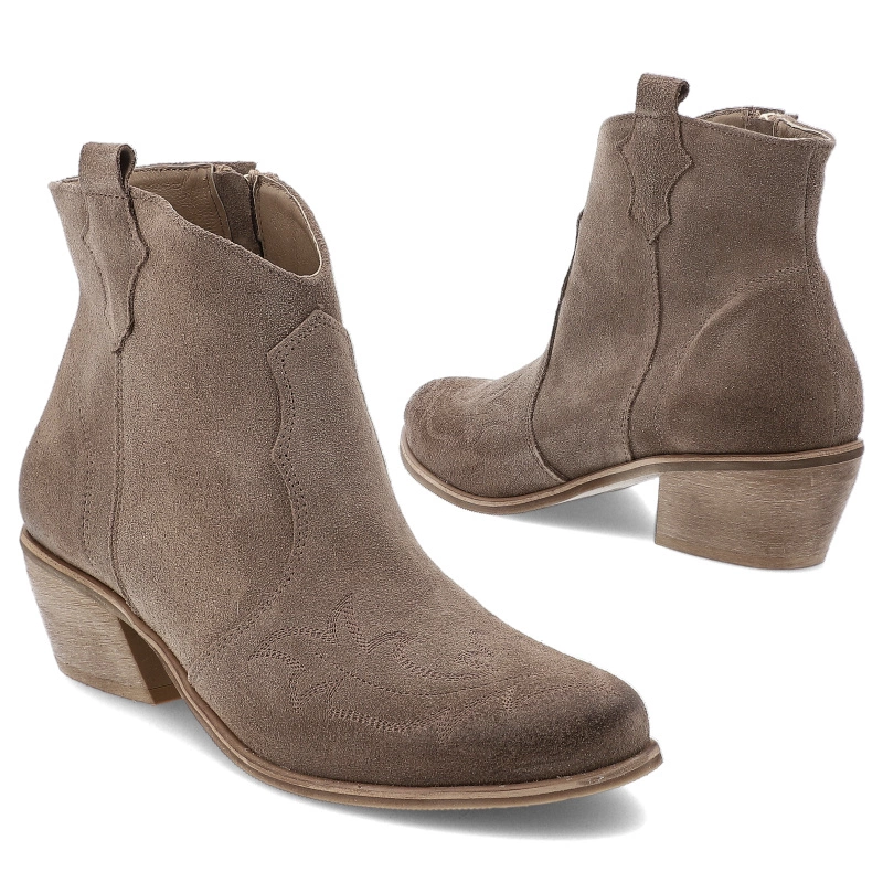 Členkové Topánky ARMODO - 1515 Almond Welur