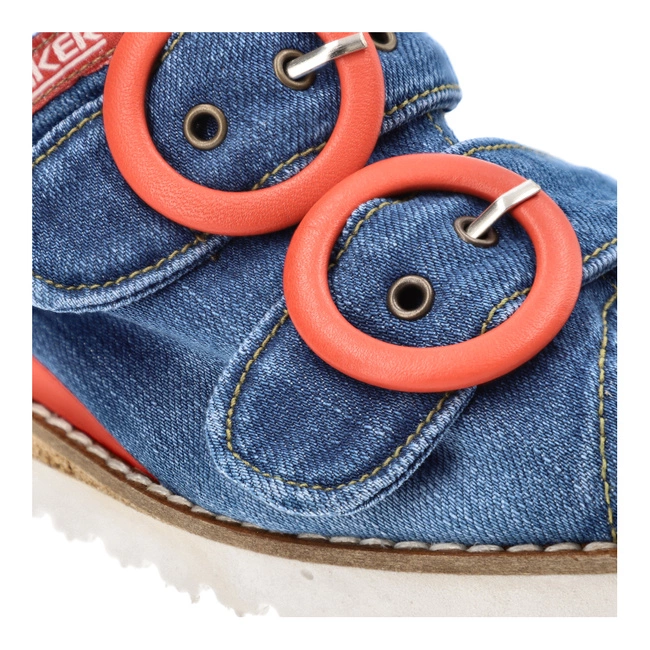 Šľapky Artiker - 54C0202 Niebiesko-Czerwony