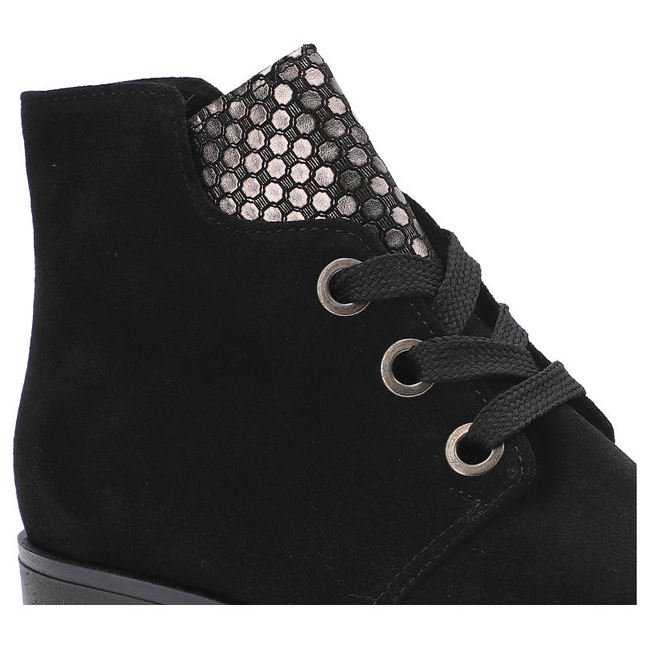 Členkové Topánky Gamis - 3542 K8/Czarny Welur