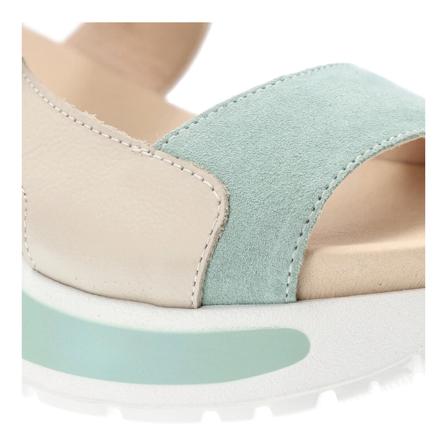 Sandále CALLAGHAN - 35200 Pesca Menta/Off Berta