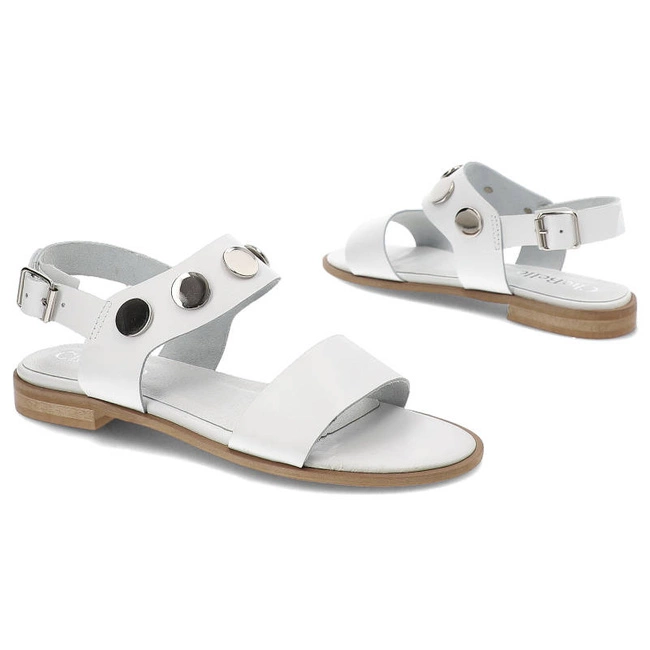 Sandále Chebello - 2013 Clark Biały