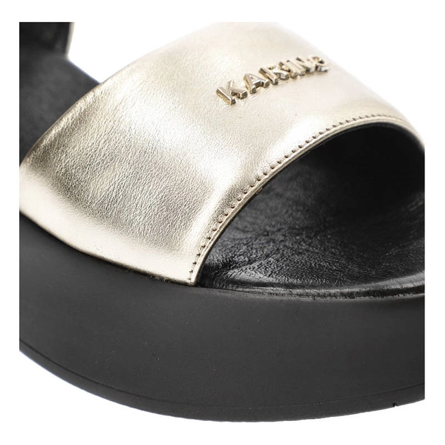 Sandále Karino - 4575/074-P Złoty/Lico