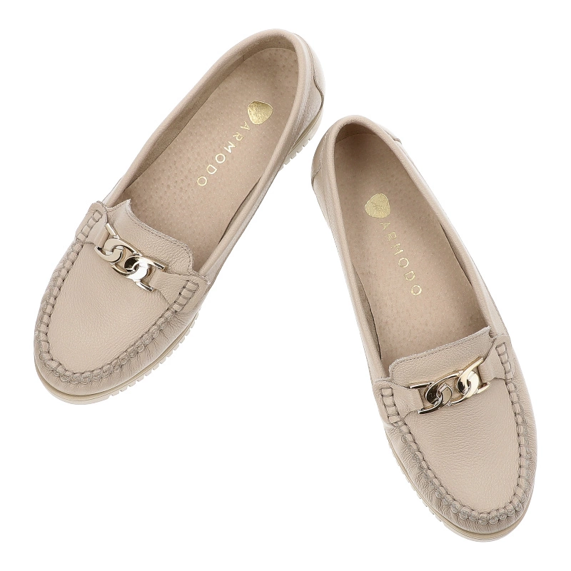 Mókazíny ARMODO - 10183 V.Taupe+Zł.