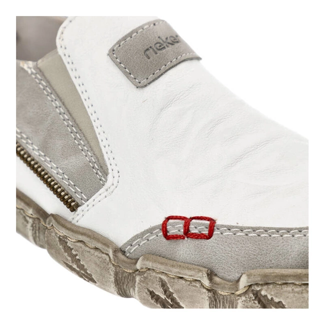 Poltopánky Rieker - L0359-80 White Kombination