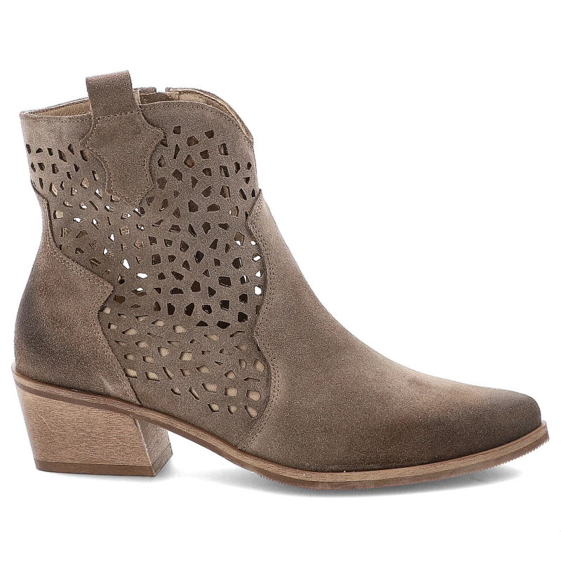 Kovbojky ARMODO - 1616 Almond Welur