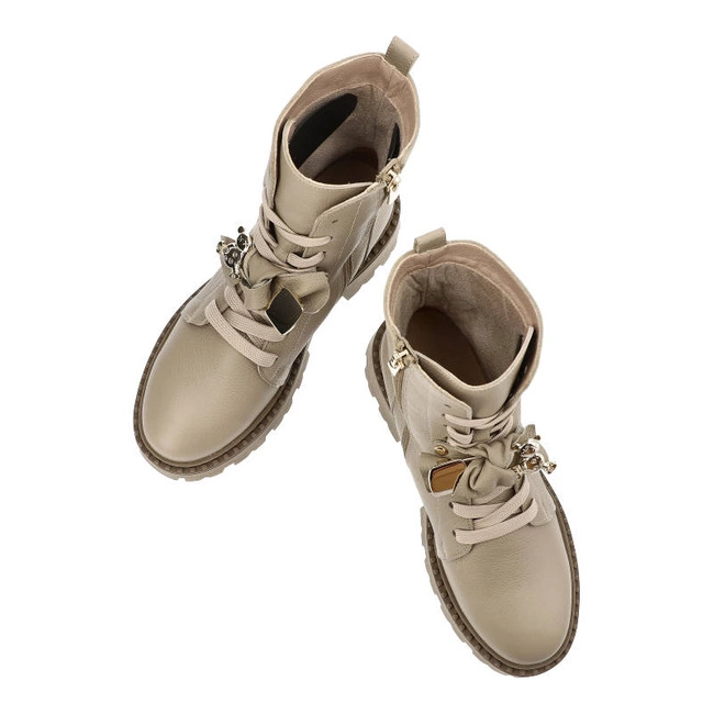 Členkové Topánky Karino - 4785/001-F Beż/Lico