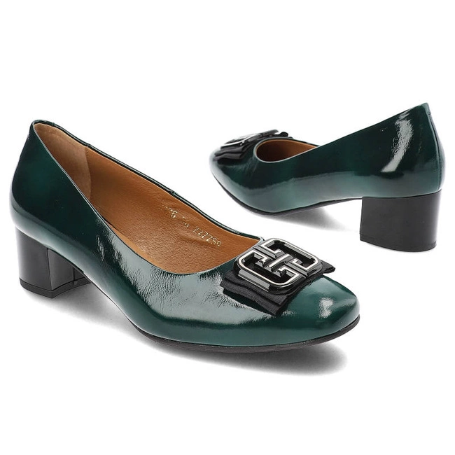 Lodičky Clasicco - 2176 Zielony Lak 1074