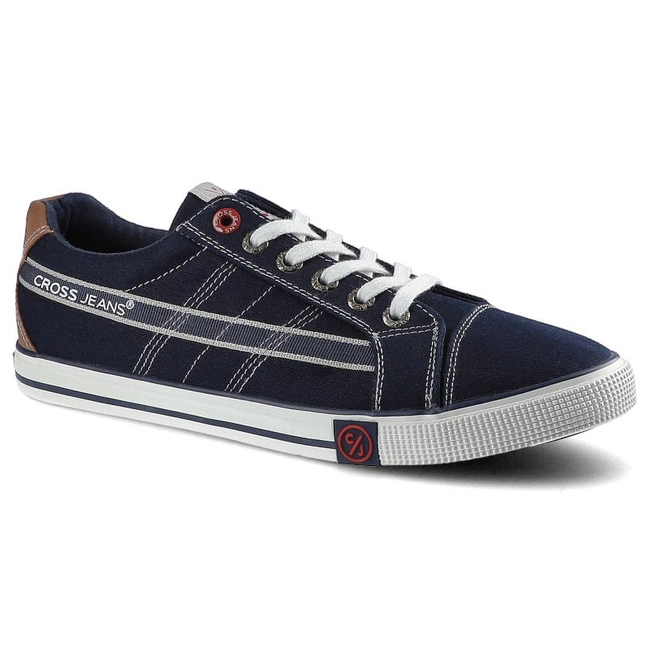 Plátenky Cross Jeans - FF1R4044C Granat