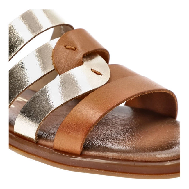 Šľapky Lemar - 40318 Bf.Brąz+Bf.Złoto