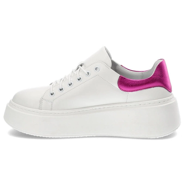 Tenisky Damiss - DS-723 Białe Lico/Fuksja