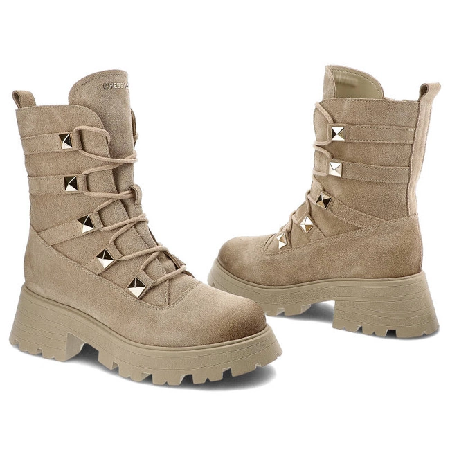 Členkové Topánky Chebello - 2965_-193-000-MIC-S202 Beżowy