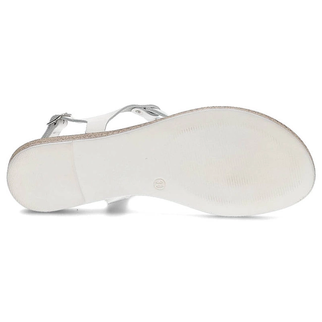 Sandále Lemar - 40095 Bf.Biały/Bf.Srebrny