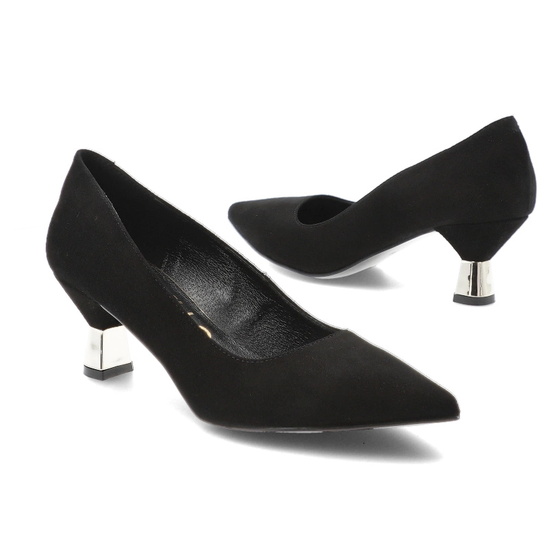 Lodičky CHEBELLO - 4852_-037-000-PSK-S380 Czarny Zamsz