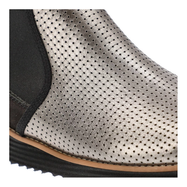 Členkové Topánky Karino - 1710/115-P Czarny/Srebrny