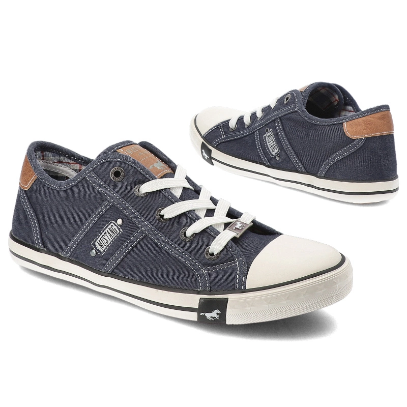 Plátenky Mustang - 1099-310-800 Ciemnoniebieskie