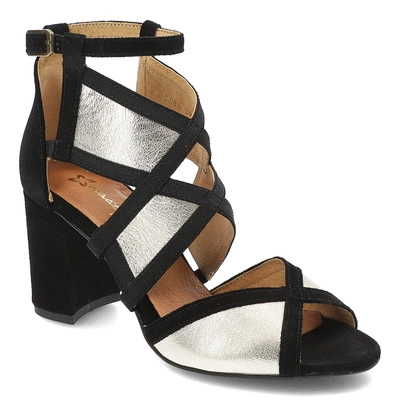 Sandále Maciejka - 05181-25/00-5 Złoty+Czarny