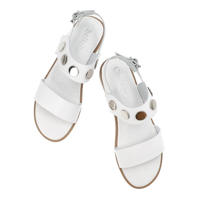 Sandále Chebello - 2013 Clark Biały