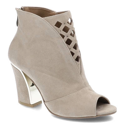 Členkové Topánky Damiss - DS-600/A Cappucino Zamsz