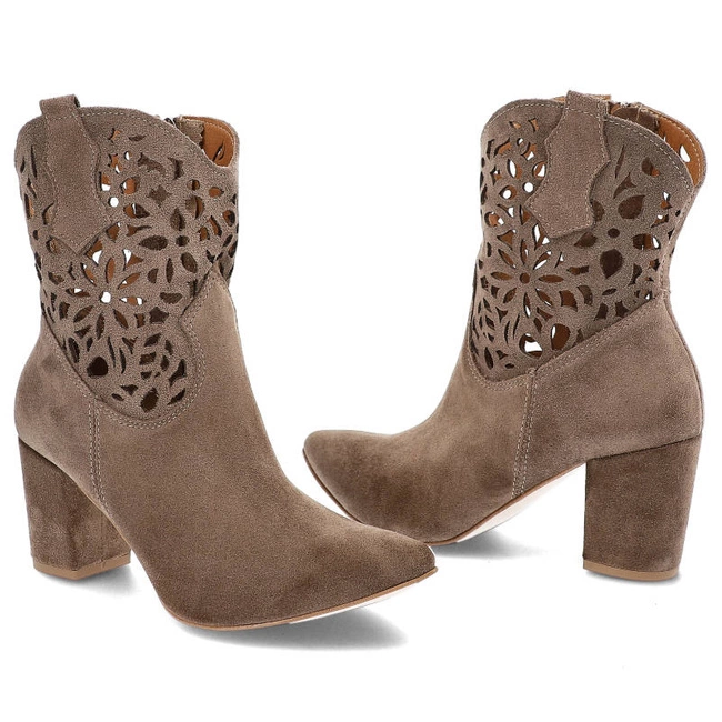 Členkové Topánky Damiss - DS-698/2/A Brązowy