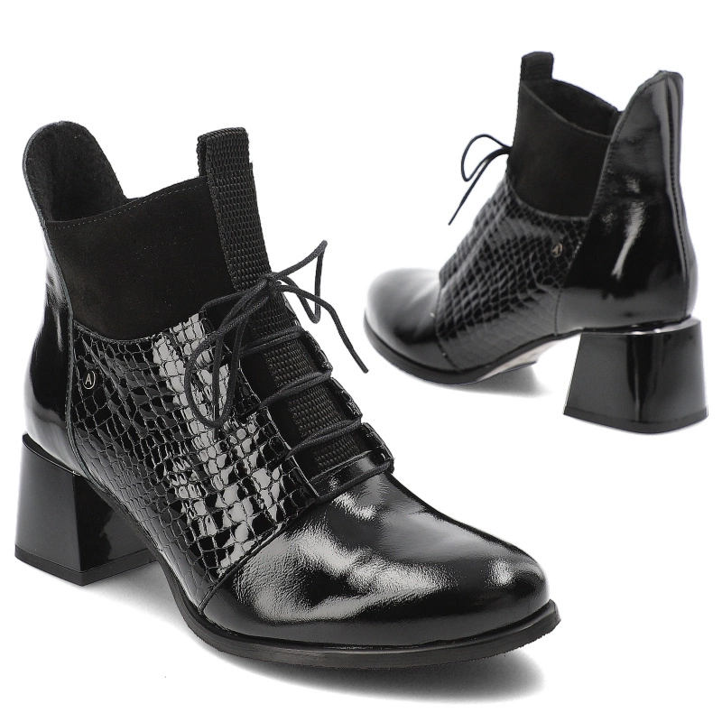 Členkové Topánky Armodo - 60503 Naplak Czarny+Matrix+W.