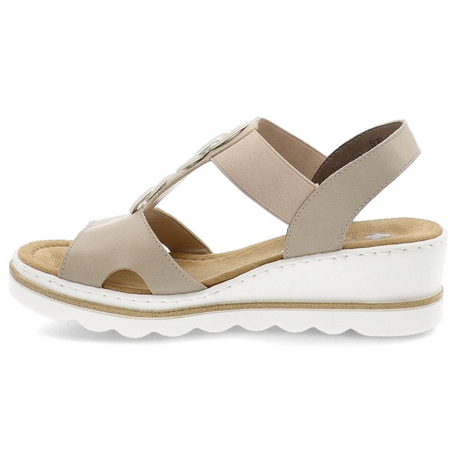 Sandále RIEKER - 67498-62 Beige