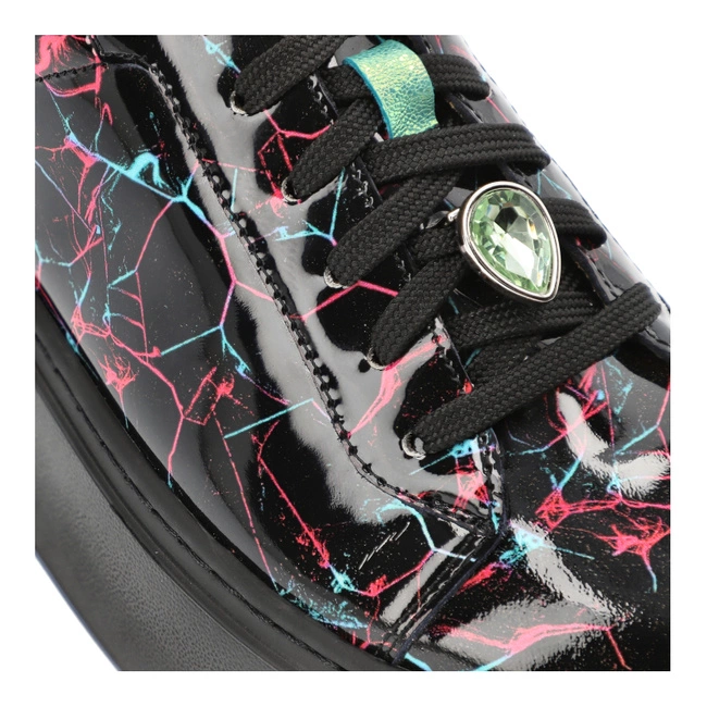 Tenisky Maciejka - 06191-20/00-7 Czarny+Turkus